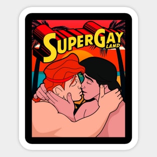 Love is Love Supergayland Design Sticker